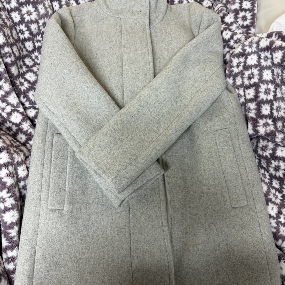 JCrew Gray Wool Coat